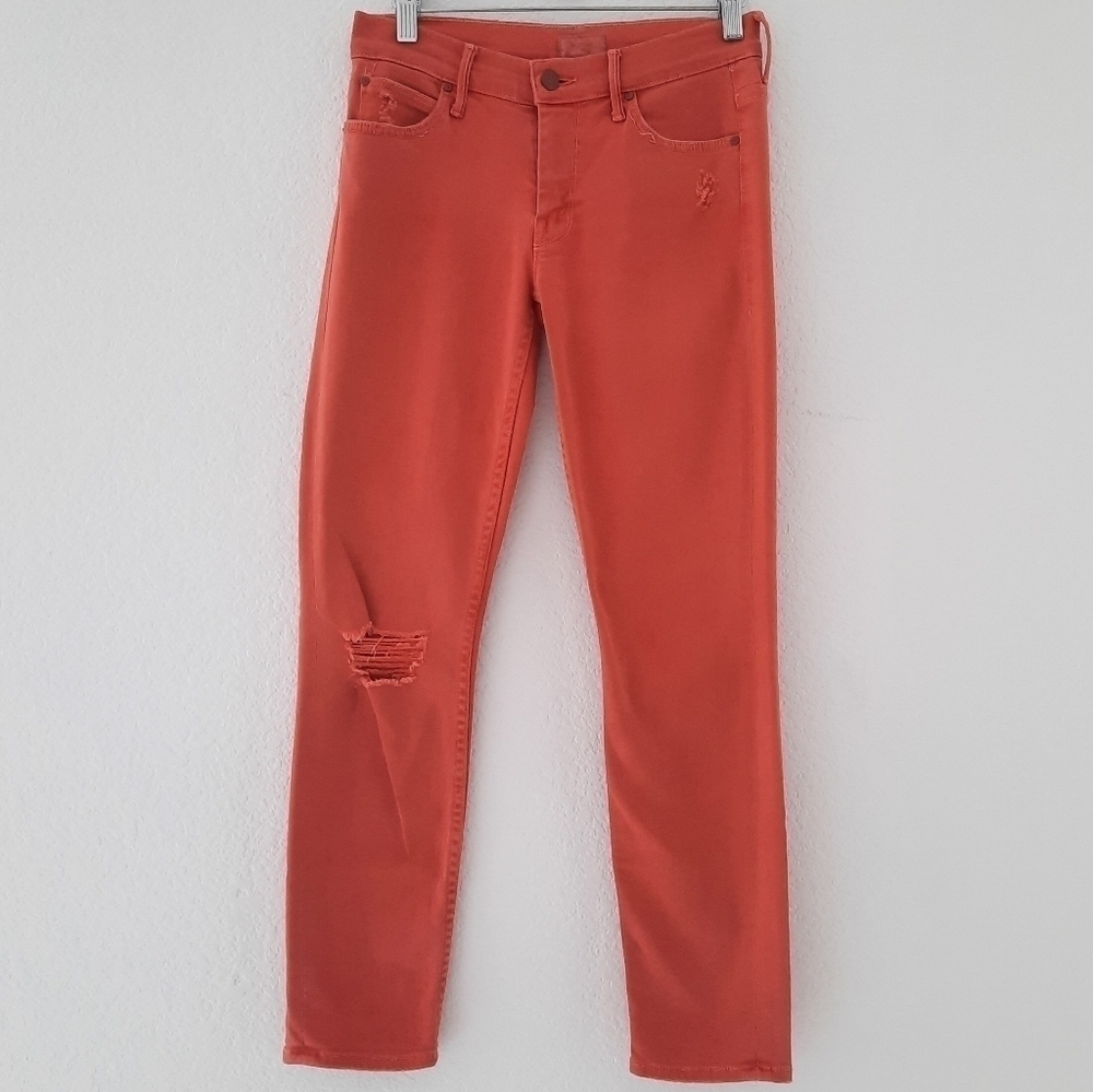 Mother The Muse Ankle Blow Out Jeans 25